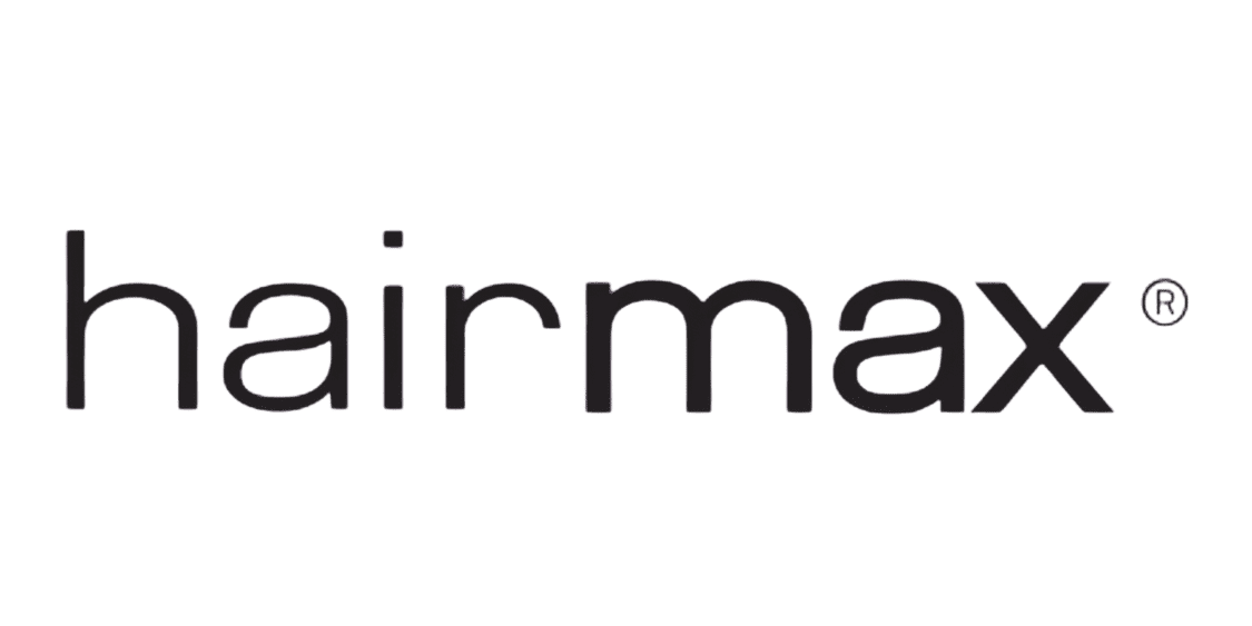 Hairmax logo in bold black font.
