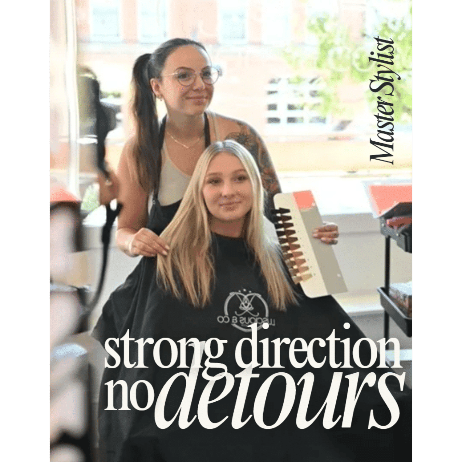 Portrait of Gianna D, a professional stylist at Luscious and Co. Beauty, showcasing their expertise and style.