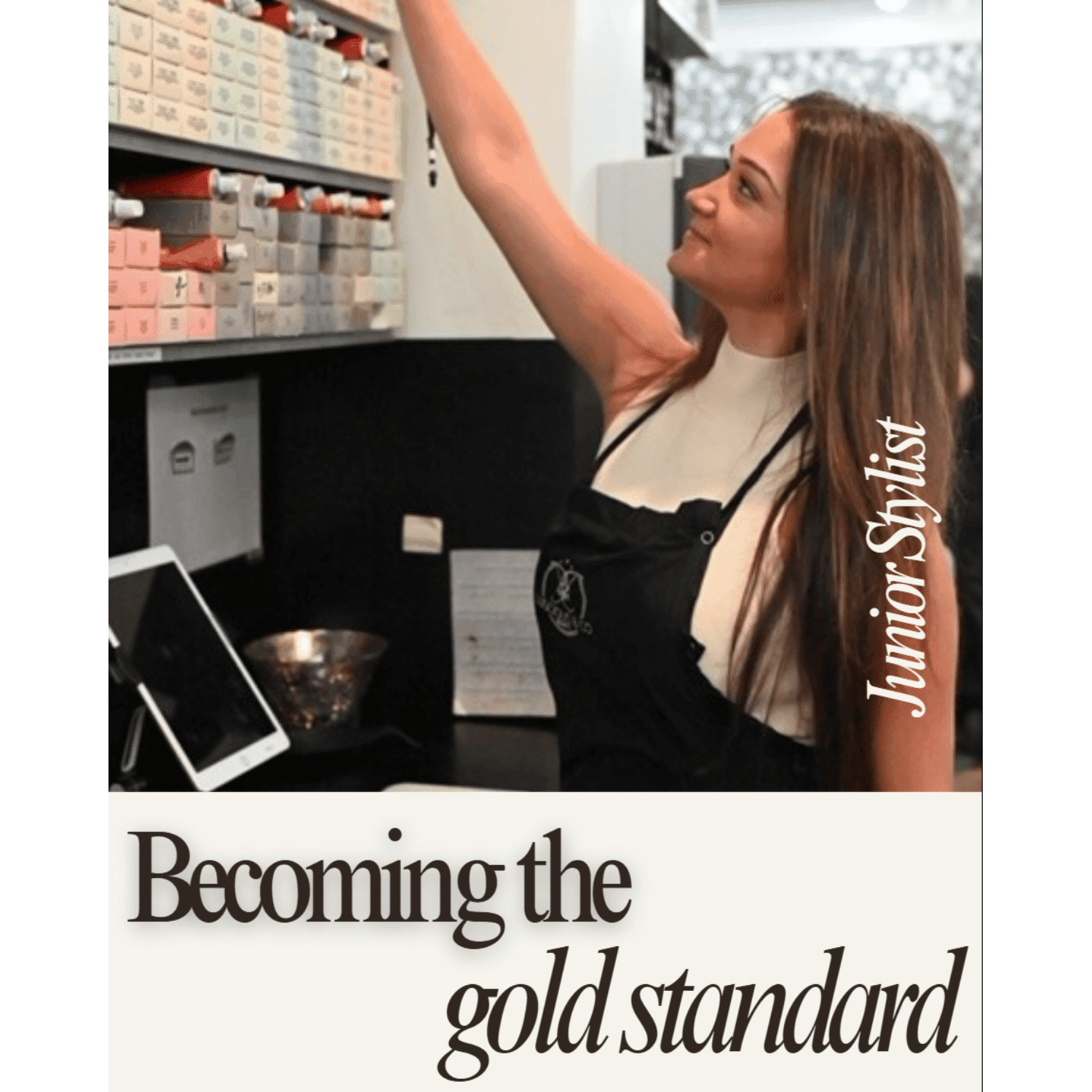 Portrait of Laina C, a professional stylist at Luscious and Co. Beauty, showcasing their expertise and style.