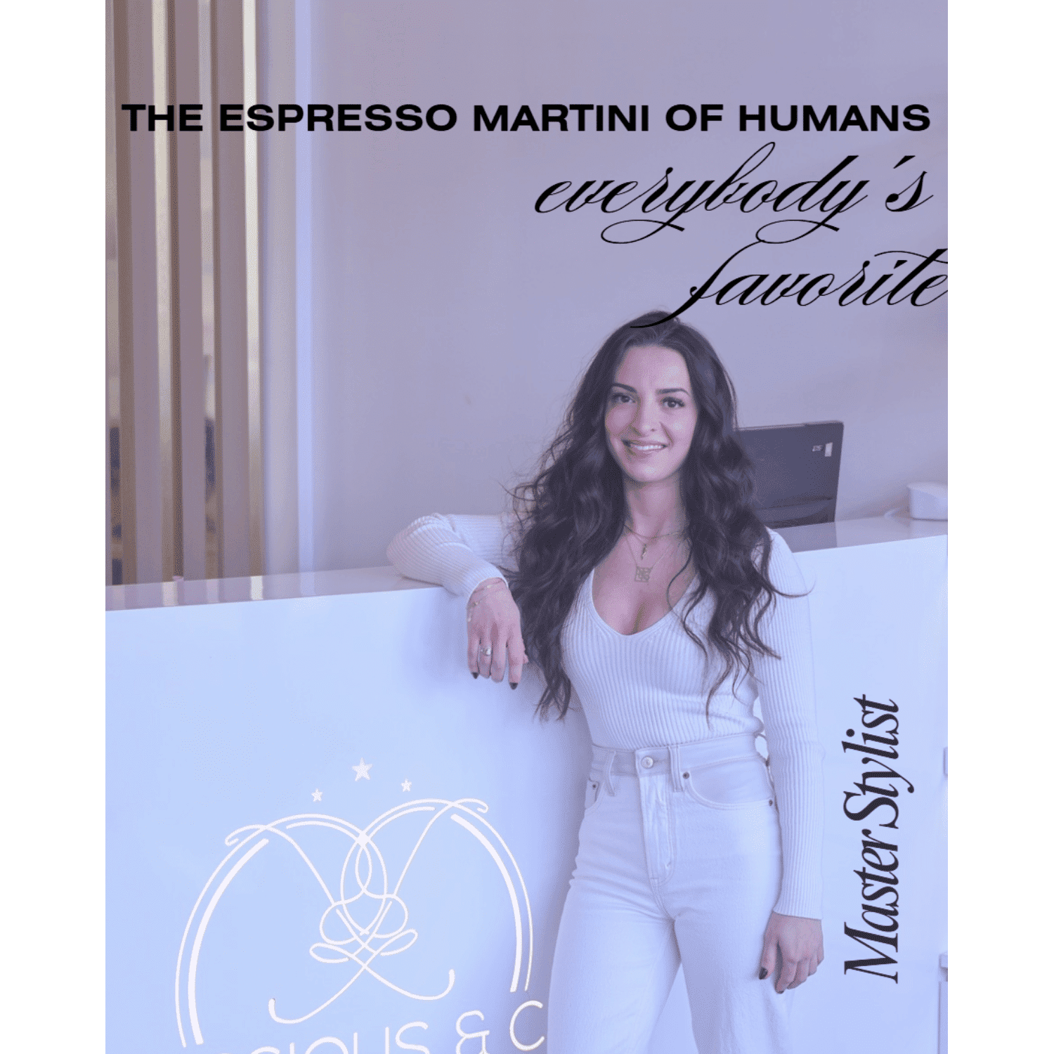 Portrait of Becky C, a professional stylist at Luscious and Co. Beauty, showcasing their expertise and style.