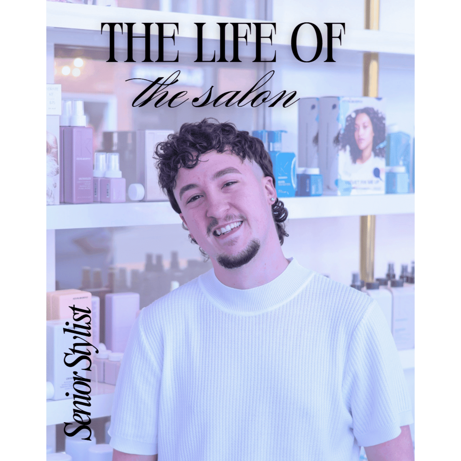 Portrait of Joey S, a professional stylist at Luscious and Co. Beauty, showcasing their expertise and style.