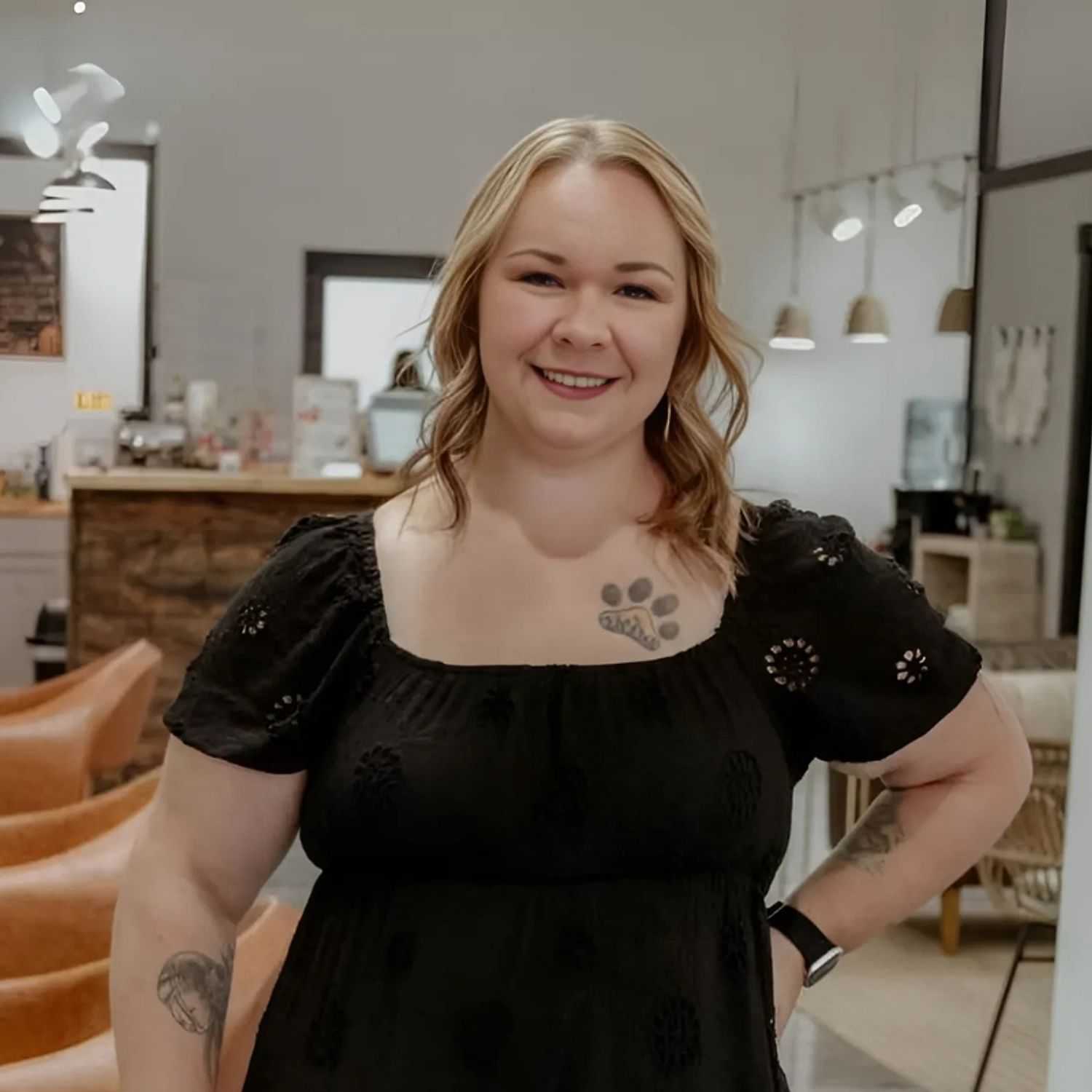 Portrait of Courtney, a professional stylist at Posh Salon And Boutique, showcasing their expertise and style.