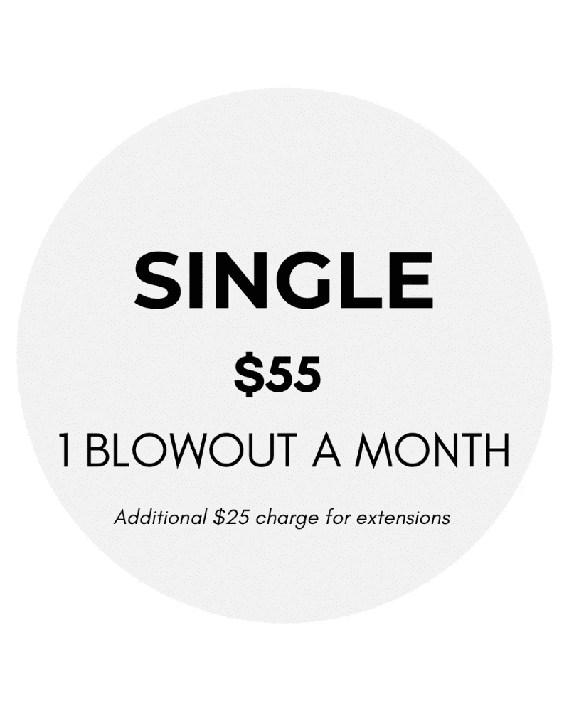 Single blowout plan: $55/month, with a $25 extension fee.